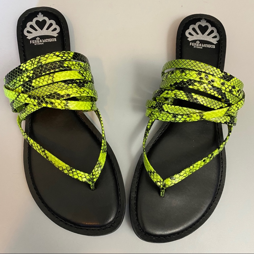 Not For Sale Fergalicious Sylvia Neon Sandals - Picture 2 of 5